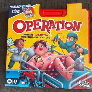 Operation Electronic Board Game with All-in-One Carrying Case